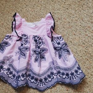 little girl top embedded size 2t